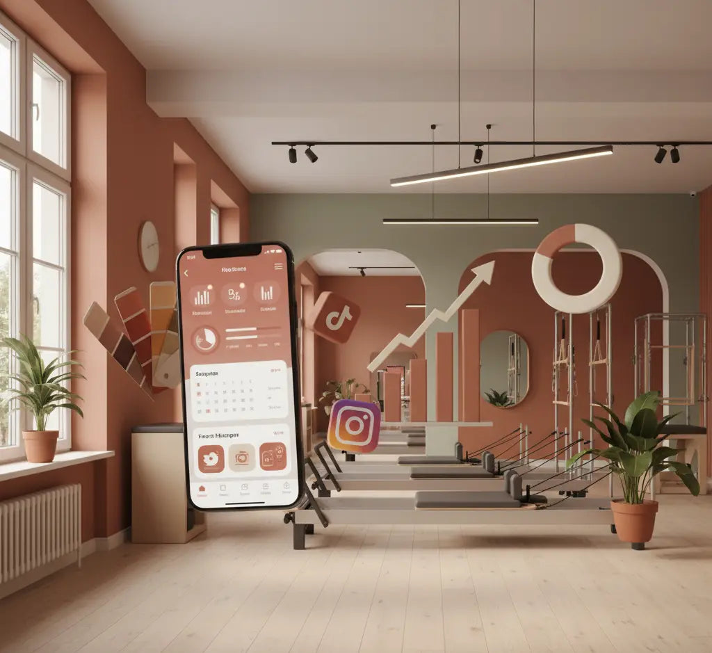 Social Media Marketing für Pilates Studios: Strategien, ROI und Best Practices 2025